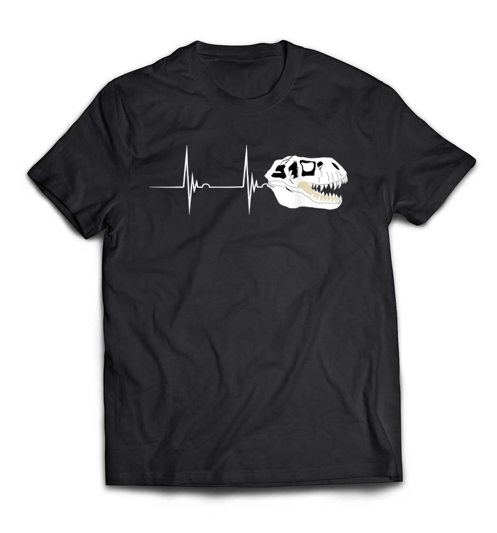 Fossil Heartbeat Hunting T-Shirt: Celebrate Your Love for Dinosaurs and Adventure